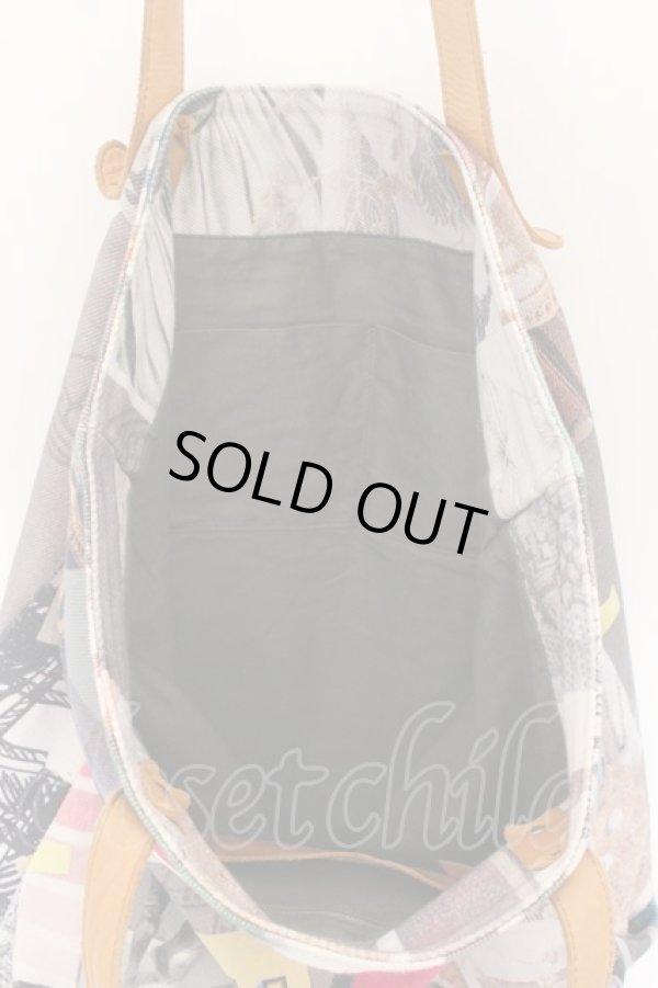 画像3: ヴィヴィアンウエストウッド 中古 / MOODBOARD PRINT BIG バッグ  マルチ  O-24-06-09-041-ba-YM-ZH (3)