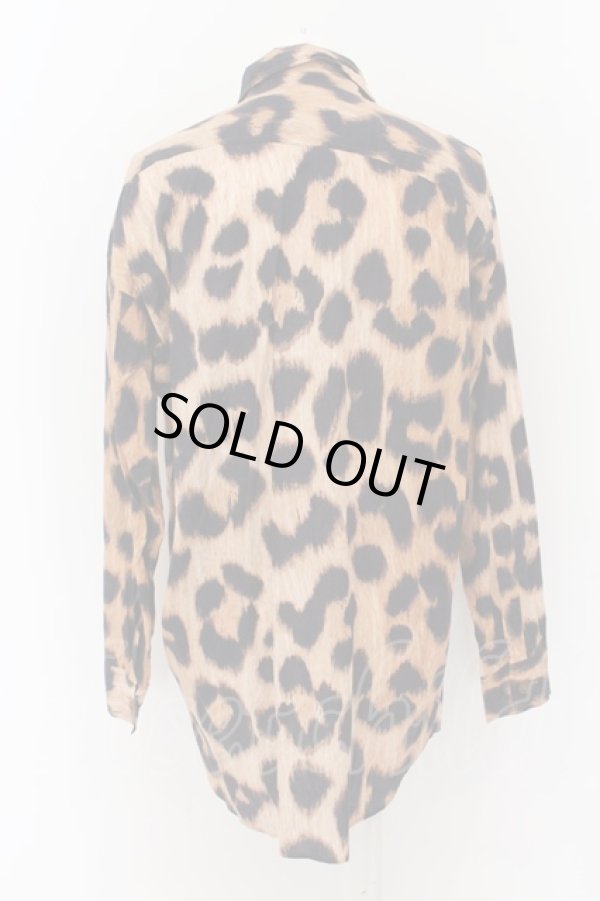 画像3: ヴィヴィアンウエストウッド MAN 中古 / レオパードビッグオジークラークシャツ 46 ブラウン  O-24-06-09-048-bl-YM-OS (3)