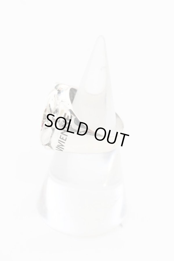 画像2: ヴィヴィアンウエストウッド 中古 / 【復刻】TUDOR ROSE リング M（約14号） シルバー  O-24-06-09-002-ac-YM-OS (2)