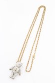 画像2: ヴィヴィアンウエストウッド 中古 / クリスタルテディベアネックレス  ゴールド  O-24-06-09-010-ac-YM-OS (2)