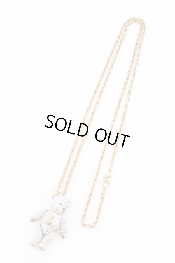 画像2: ヴィヴィアンウエストウッド 中古 / クリスタルテディベアネックレス  ゴールド  O-24-06-09-010-ac-YM-OS (2)