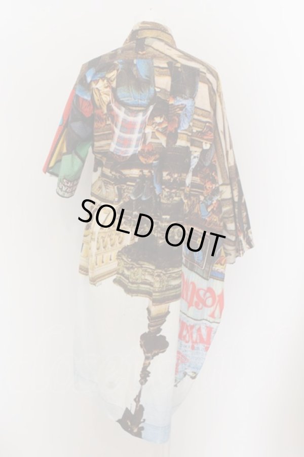 画像4: ANGLOMANIA 中古 / ピカデリーサーカスシャツ 38 マルチ  O-24-06-16-027-to-IG-OS (4)