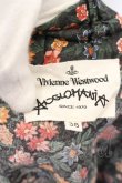 画像4: ANGLOMANIA 中古 / フラワー総柄シャーリングネックプルブラウス 38 グリーン×マルチ  O-24-06-16-050-bl-IG-ZH (4)