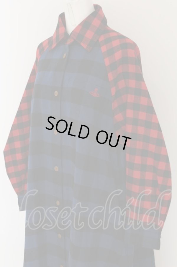 ヴィヴィアンウエストウッド　ダブルジップTシャツ ギンガムチェック　サイズ3 43790414b_b_10_215.jpg