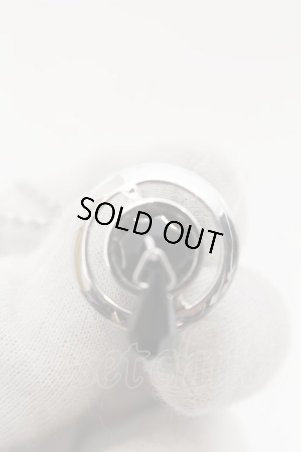 画像4: ヴィヴィアンウエストウッド 中古 / ブラッククリスタルオーブタイニーペンダント  ブラックｘシルバー  O-24-06-23-052-ac-YM-OS (4)