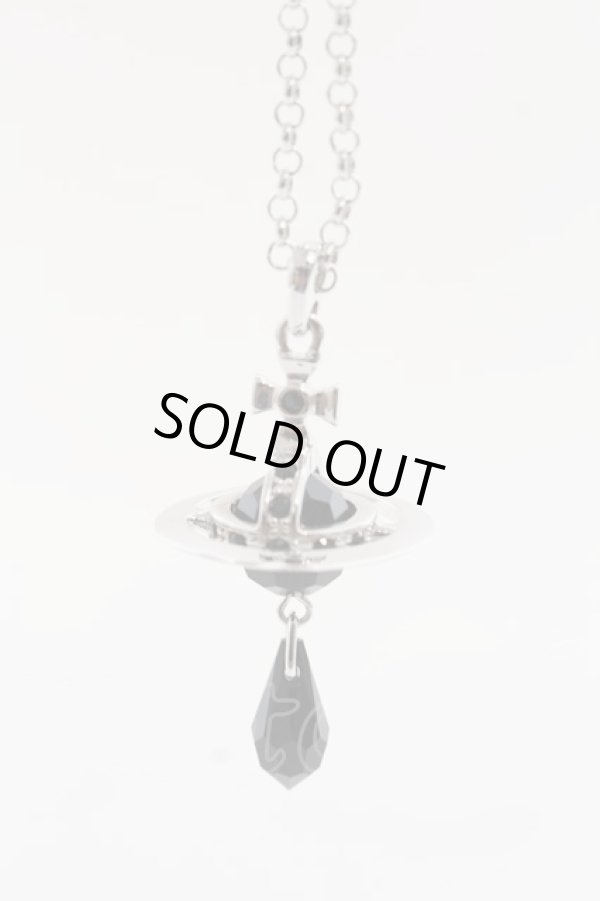 画像5: ヴィヴィアンウエストウッド 中古 / ブラッククリスタルオーブタイニーペンダント  ブラックｘシルバー  O-24-06-23-052-ac-YM-OS (5)