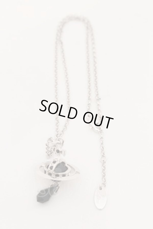 画像6: ヴィヴィアンウエストウッド 中古 / ブラッククリスタルオーブタイニーペンダント  ブラックｘシルバー  O-24-06-23-052-ac-YM-OS (6)