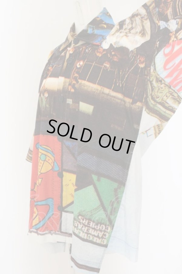 画像3: ANGLOMANIA 中古 / ピカデリーサーカスシャツ 38 マルチ  O-24-06-23-016-to-IG-ZH (3)