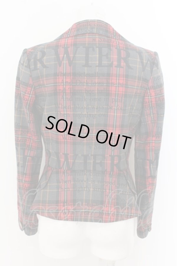 画像4: ヴィヴィアンウエストウッド 中古 / ラブジャケット 1 グレー×レッド  O-24-07-07-013-jc-IG-OS (4)