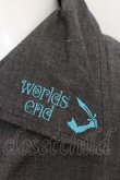 画像2: Worlds End 中古 //CHAOSシャツ 2 グレー  O-24-07-14-021-bl-YM-OS (2)