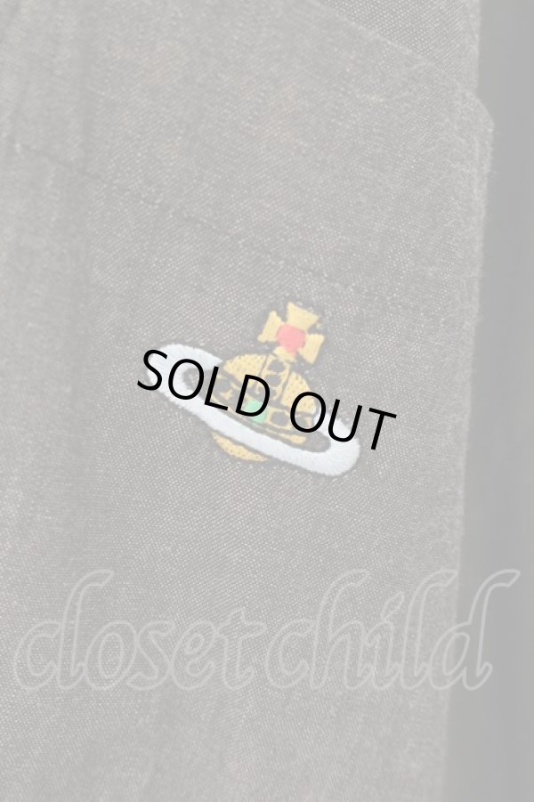 画像3: Worlds End 中古 //CHAOSシャツ 2 グレー  O-24-07-14-021-bl-YM-OS (3)