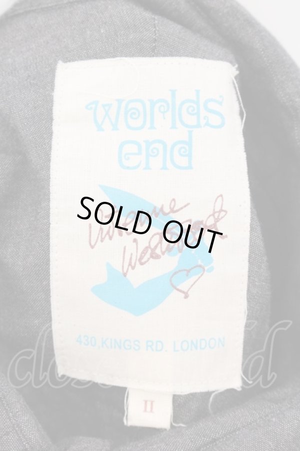 画像7: Worlds End 中古 //CHAOSシャツ 2 グレー  O-24-07-14-021-bl-YM-OS (7)