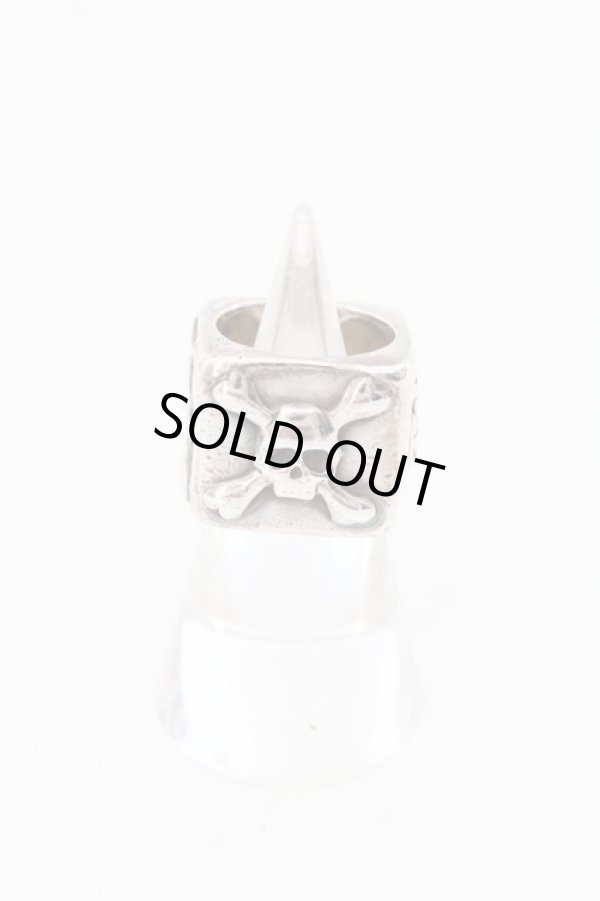 画像4: ヴィヴィアンウエストウッド 中古 / squar ring S(約15号) シルバー  O-24-07-14-029-rg-YM-OS (4)