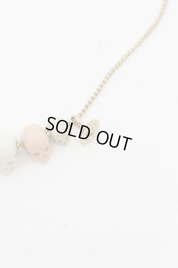 画像3: ヴィヴィアンウエストウッド 中古 / NCスカルビーズネックレス  シルバー×ミルキーカラー  O-24-07-14-032-nl-IG-OS (3)