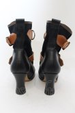 画像6: ヴィヴィアンウエストウッド 中古 / 猫足ボンテージブーツ UK4（約22.5-23cm） ブラックｘブラウン  O-24-07-14-049-sh-YM-OS (6)