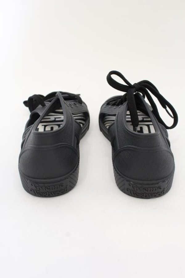 画像5: ヴィヴィアンウエストウッド×Melissa / BRIGHTON スニーカー JPN22 ブラック  O-24-07-28-020-sh-IG-ZH (5)