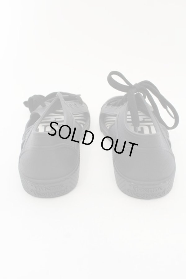 画像5: ヴィヴィアンウエストウッド×Melissa / BRIGHTON スニーカー JPN22 ブラック  O-24-07-28-020-sh-IG-ZH (5)