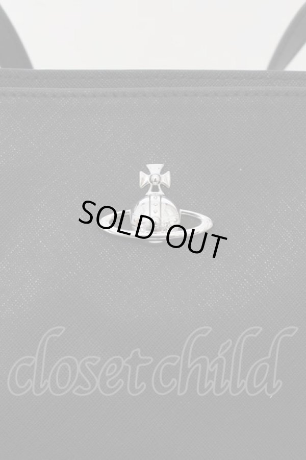 画像2: ヴィヴィアンウエストウッド 中古 / BAShopperトートバッグ  ブラック  O-24-07-28-002-ba-IG-OS (2)