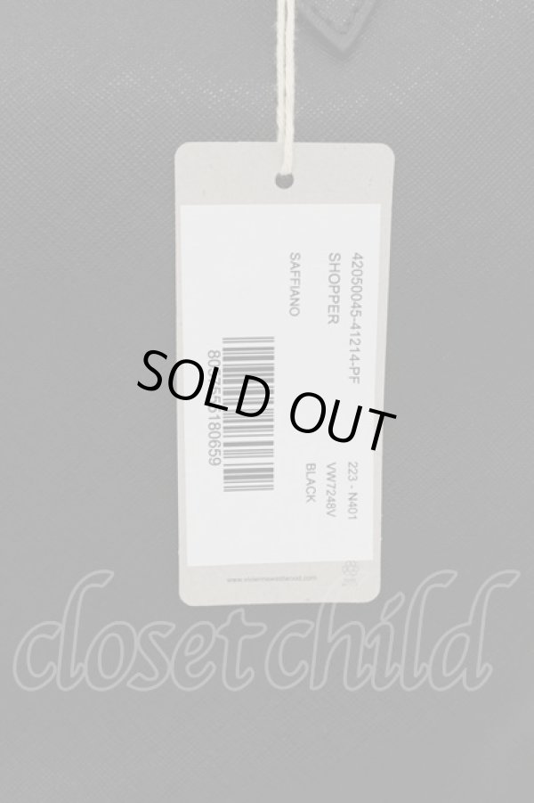 画像4: ヴィヴィアンウエストウッド 中古 / BAShopperトートバッグ  ブラック  O-24-07-28-002-ba-IG-OS (4)