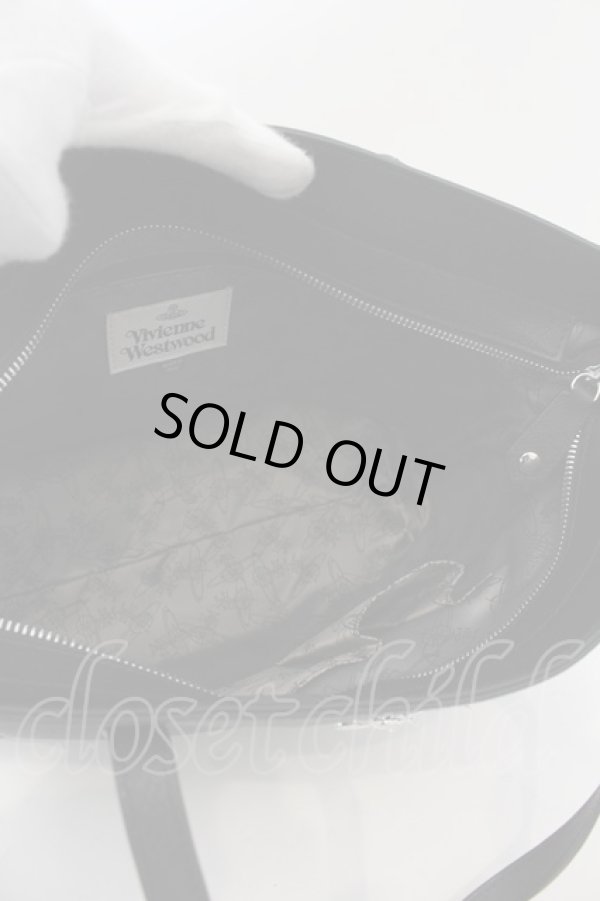 画像7: ヴィヴィアンウエストウッド 中古 / BAShopperトートバッグ  ブラック  O-24-07-28-002-ba-IG-OS (7)