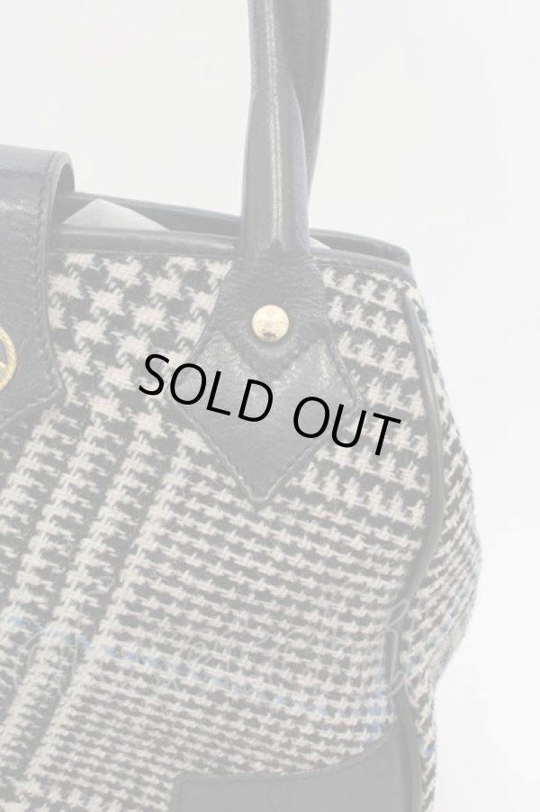 画像3: ヴィヴィアンウエストウッド 中古 / エナメルオーブツイードハンドバッグ  ブラック  O-24-07-28-001-ba-YM-OS (3)