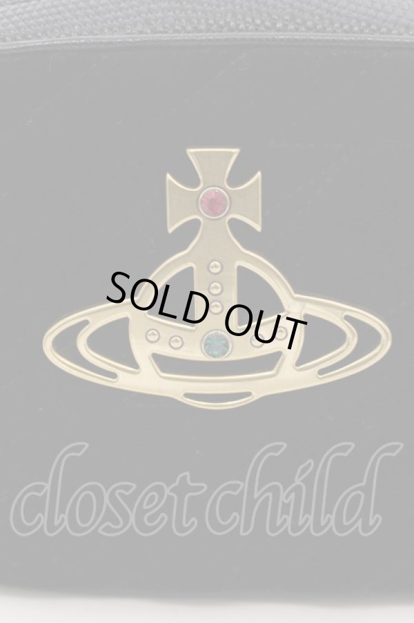 画像2: ヴィヴィアンウエストウッド 中古 / ANNA CAMERA BAG  別珍ブラック  O-24-07-28-004-ba-IG-OS (2)