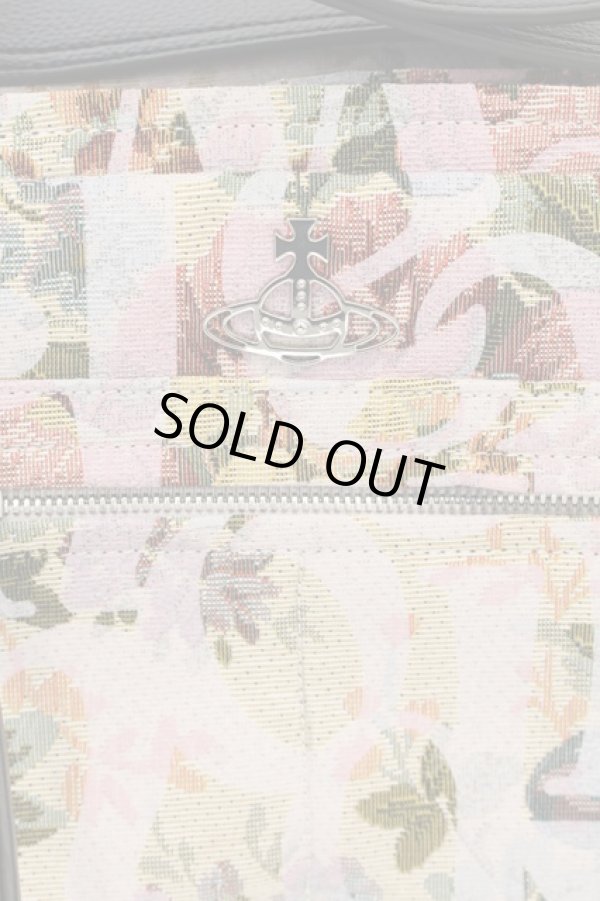 画像2: ヴィヴィアンウエストウッド 中古 / JERRY サッチェルバッグ  マルチ×ブラック  O-24-07-28-005-ba-IG-OS (2)