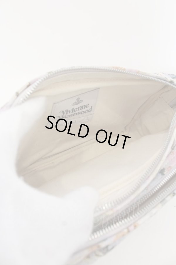 画像8: ヴィヴィアンウエストウッド 中古 / JERRY サッチェルバッグ  マルチ×ブラック  O-24-07-28-005-ba-IG-OS (8)