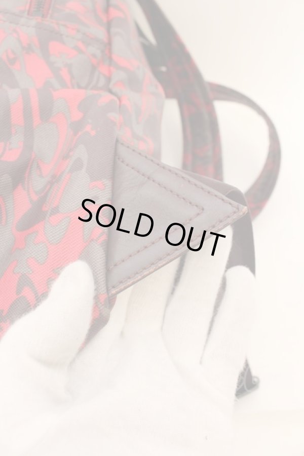 画像6: ヴィヴィアンウエストウッド 中古 / CHEQUAR ORB リュックM  レッド  O-24-08-11-029-ba-YM-OS (6)