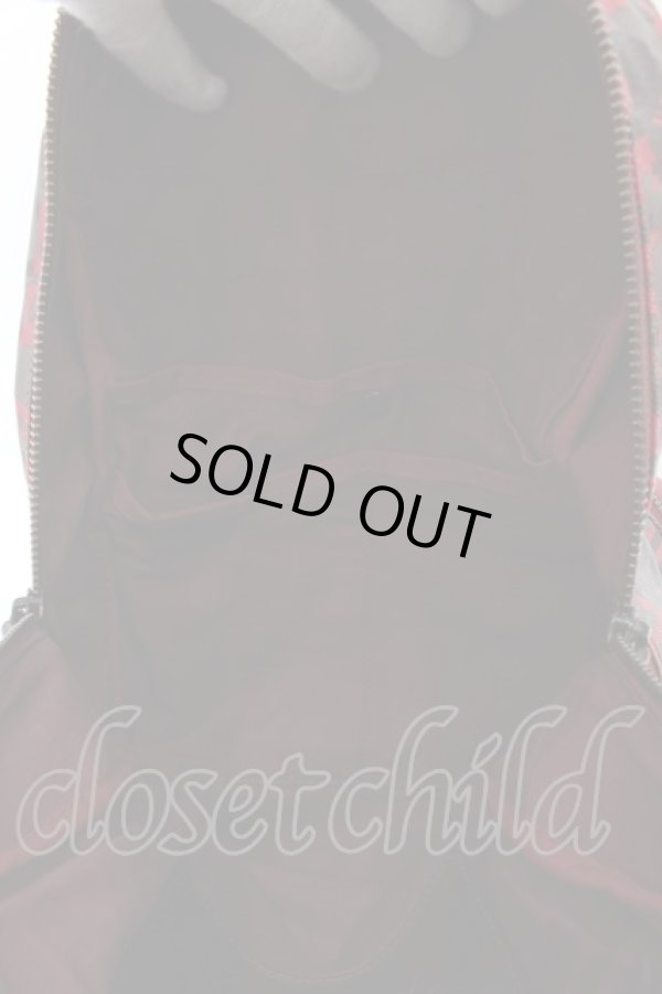 画像8: ヴィヴィアンウエストウッド 中古 / CHEQUAR ORB リュックM  レッド  O-24-08-11-029-ba-YM-OS (8)