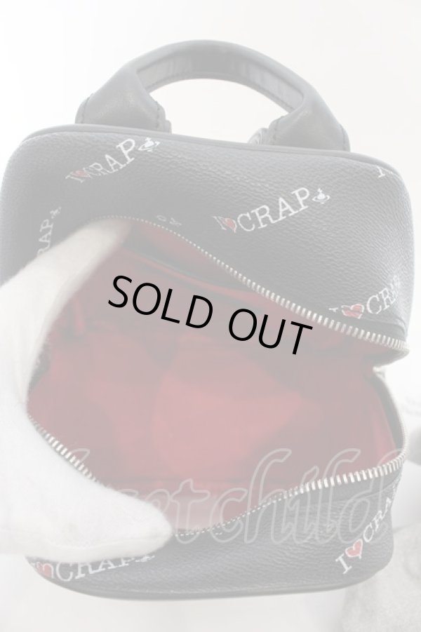 画像7: ヴィヴィアンウエストウッド 中古 / I CRAP ANNIE MINI BACKPACK  ブラック  O-24-08-11-030-ba-YM-ZH (7)
