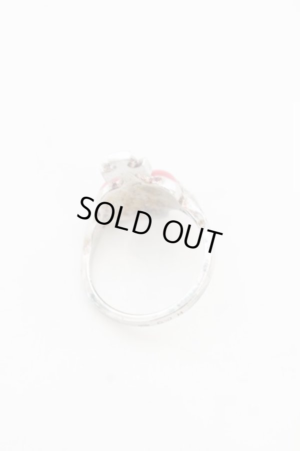 画像4: ヴィヴィアンウエストウッド 中古 / ディアマンテハートリング M(14号) ピンクxシルバー  O-24-08-11-036-rg-YM-OS (4)