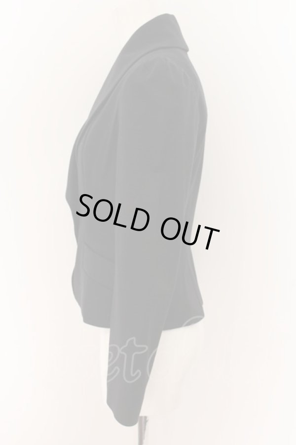 画像3: ヴィヴィアンウエストウッド 中古 / 変形コットンテーラードジャケット 1 ブラック  O-24-08-11-008-jc-YM-OS (3)