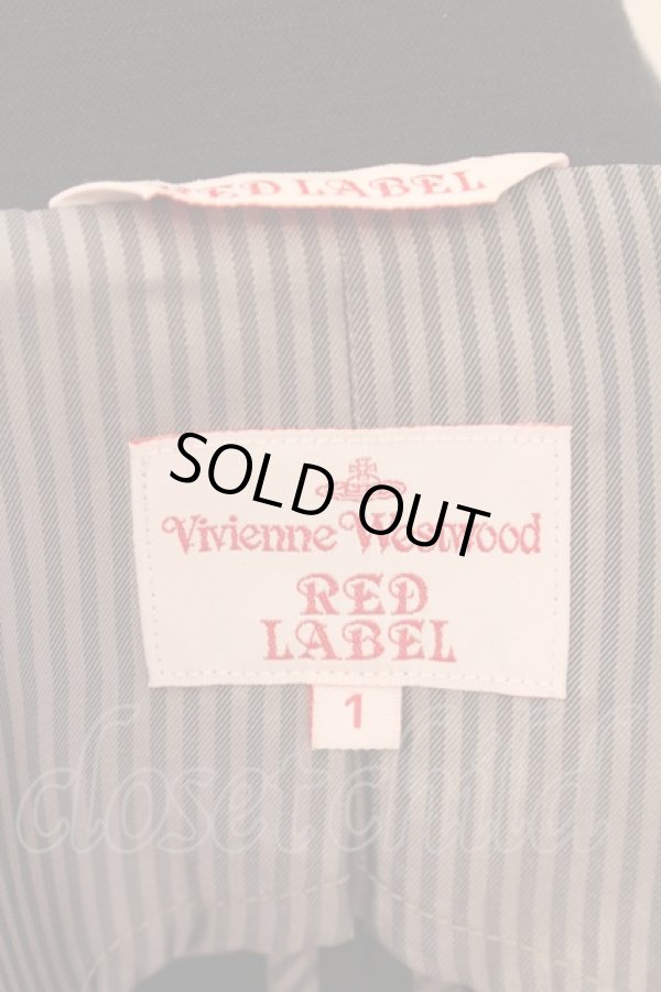 画像5: ヴィヴィアンウエストウッド 中古 / 変形コットンテーラードジャケット 1 ブラック  O-24-08-11-008-jc-YM-OS (5)