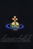 画像3: ヴィヴィアンウエストウッド 中古 / カラーオーブ刺繍カーディガン M ブラック  O-24-08-11-010-to-YM-OS (3)