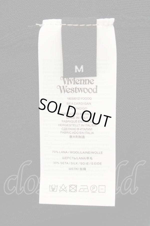 画像6: ヴィヴィアンウエストウッド 中古 / カラーオーブ刺繍カーディガン M ブラック  O-24-08-11-010-to-YM-OS (6)