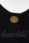 画像2: ヴィヴィアンウエストウッド 中古 / カラーオーブ刺繍カーディガン M ブラック  O-24-08-11-011-to-YM-OS (2)