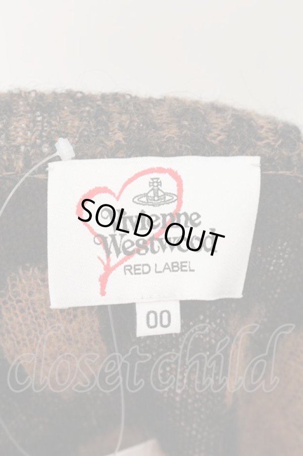 画像4: ヴィヴィアンウエストウッド 中古 / レオパードウールカーディガン 00 ブラウン  O-24-08-11-012-to-YM-ZH (4)