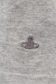 画像2: ヴィヴィアンウエストウッド 中古 / 単色オーブ刺繍ナイフプリントTシャツ 3 グレー×ブラック  O-24-08-18-025-ts-IG-OS (2)