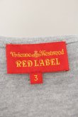 画像5: ヴィヴィアンウエストウッド 中古 / 単色オーブ刺繍ナイフプリントTシャツ 3 グレー×ブラック  O-24-08-18-025-ts-IG-OS (5)