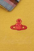 画像2: ヴィヴィアンウエストウッド 中古 / 単色オーブ刺繍ポロシャツ 3 イエロー  O-24-08-18-032-bl-IG-OS (2)
