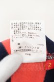 画像6: ヴィヴィアンウエストウッド 中古 / ボーダー×シルエットフラワーTシャツ 2 レッド×ネイビー×ホワイト  O-24-08-18-042-ts-IG-OS (6)