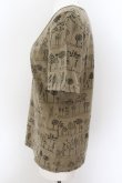 画像2: ヴィヴィアンウエストウッド 中古 / ウッドプリントTシャツ 3 オリーブ  O-24-08-18-016-ts-IG-OS (2)