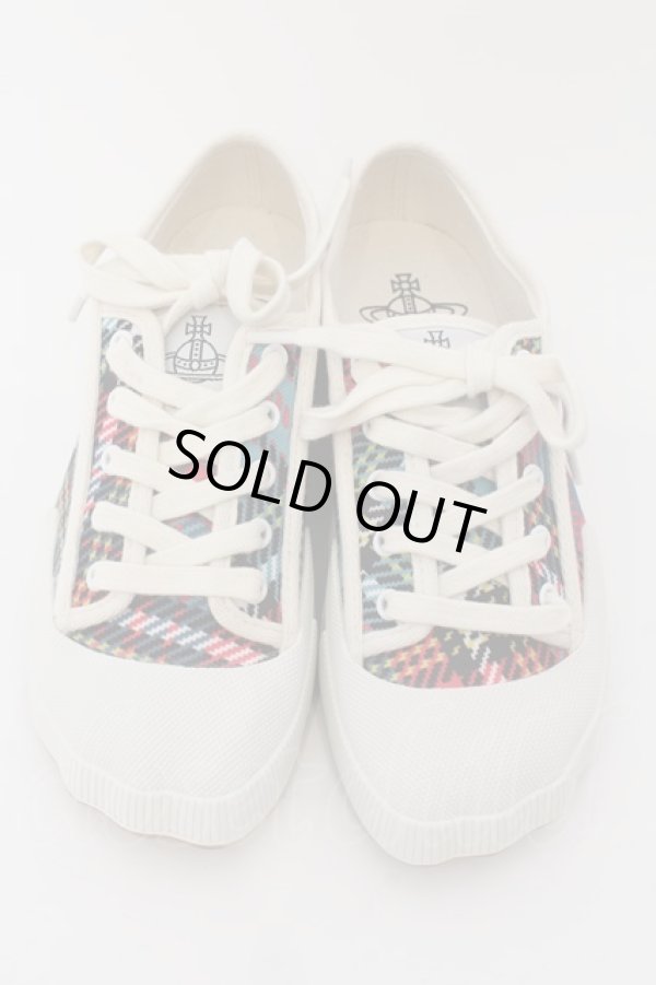 画像2: ヴィヴィアンウエストウッド 中古 / ANIMAL GYM SHOEスニーカー 37 マックアンディタータン  O-24-08-25-031-sh-IG-ZH (2)