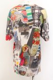 画像4: ヴィヴィアンウエストウッド 中古 / MOODBOARD PRINT Tシャツ 03 マルチカラー  O-24-08-25-005-ts-IG-ZY (4)