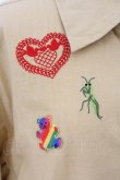 画像2: ヴィヴィアンウエストウッド 中古 / CARDY EMBROIDERY ダンガリーシャツワンピース 00 イエロー  O-24-09-08-017-op-IG-OS (2)