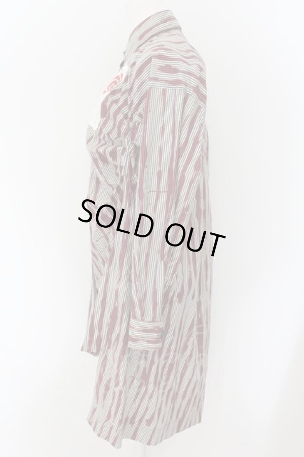 画像3: ANGLOMANIA 中古 / アナーキーシャツワンピース 38 マルチ  O-24-09-08-018-bl-YM-OS (3)