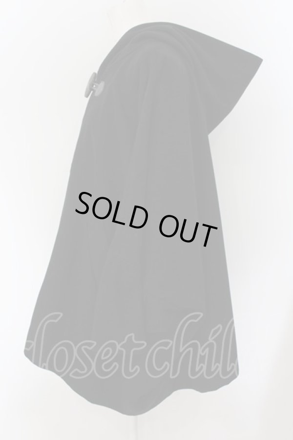 画像3: ヴィヴィアンウエストウッド 中古 / 魔女フードダッフルポンチョ 2 ブラック  O-24-09-08-025-co-YM-OS (3)