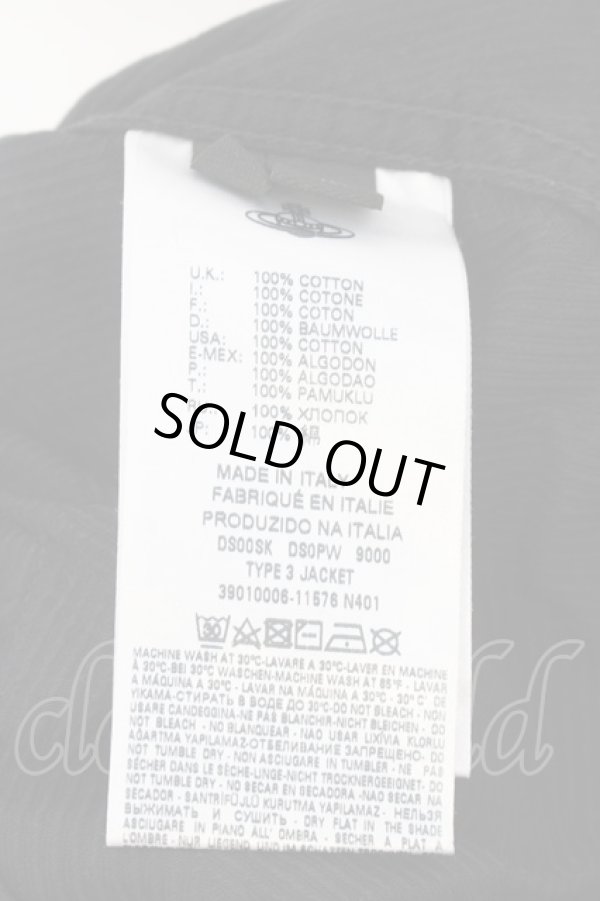 画像6: ヴィヴィアンウエストウッド MAN 中古 / TYPE3ジャケット L ブラック  O-24-09-08-004-bl-YM-OS (6)