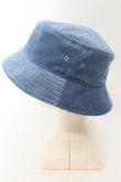 画像4: ヴィヴィアンウエストウッド 中古 / VELOUR LONDON バケットハット  サックス  O-24-09-08-045-ha-IG-ZY (4)